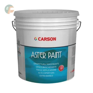 Aster Paint - Idropittura traspirante mascherante opaca ad alta copertura - Carson