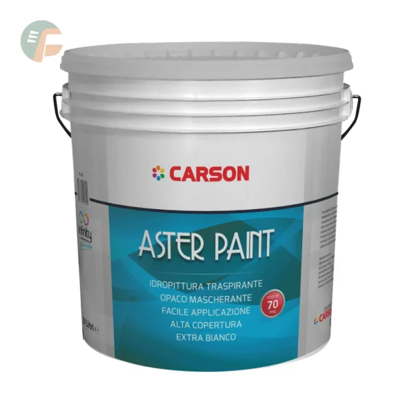 Aster Paint - Idropittura traspirante mascherante opaca ad alta copertura - Carson