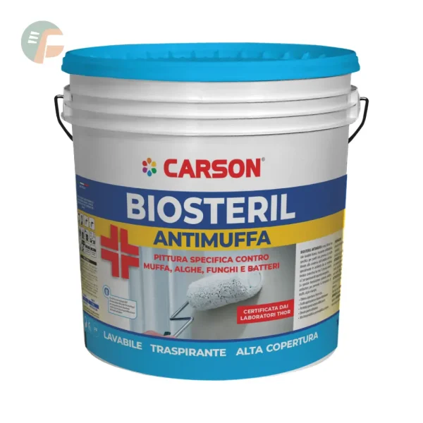 Biosteril Antimuffa - idropittura murale lavabile specifica contro alghe, funghi e batteri