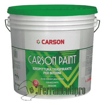 Carson Paint -Idropittura Traspirante super coprente - Carson