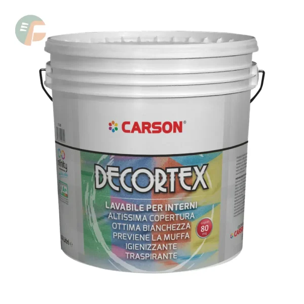 Decortex - Idropittura lavabile traspirante igienizzante - Carson