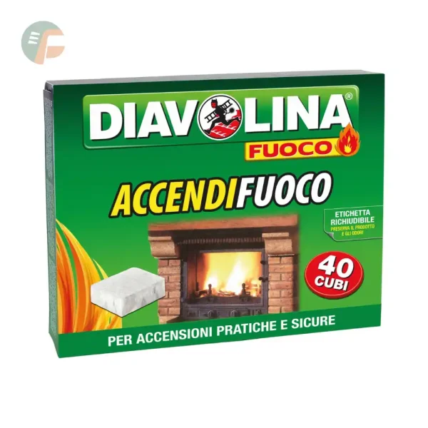 Diavolina Accendifuoco a cubi (40pz)