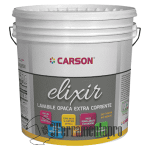 Elixir - Idropittura Lavabile Opaca Super Coprente - Carson