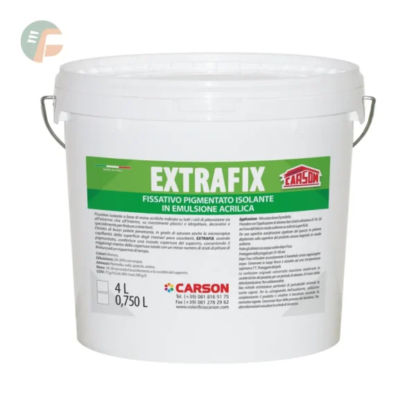 Extrafix - fissativo pigmentato isolante in microemulsione acrilica - Carson