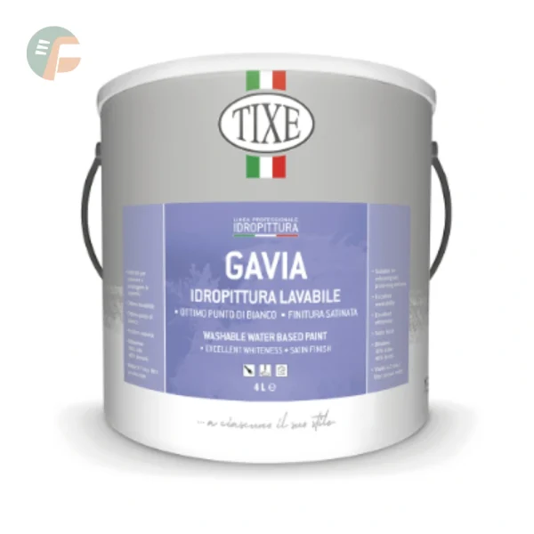 Idropittura lavabile per interni Gavia Tixe