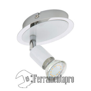 LAMPADA 1 FARETO LED GU10-3W 250LM CROMO WHITE ferramentapro.com