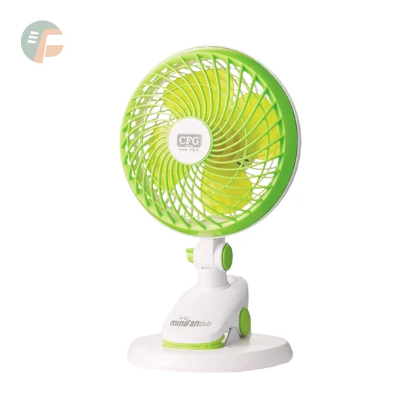Mini Ventilatore a clip da tavolo e parete testa reclinabile USB