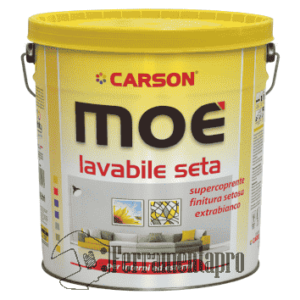 Moe' - Lavabile extrabianca supercoprente effetto seta - Carson