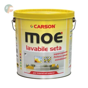 Moe' - Lavabile extrabianca supercoprente effetto seta - Carson