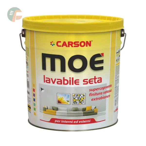 Moe' - Lavabile extrabianca supercoprente effetto seta - Carson