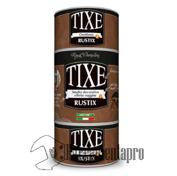 Rustix Smalto decorativo effetto ruggine (rame ossidato) - Tixe 1 litro. ferramentapro.com
