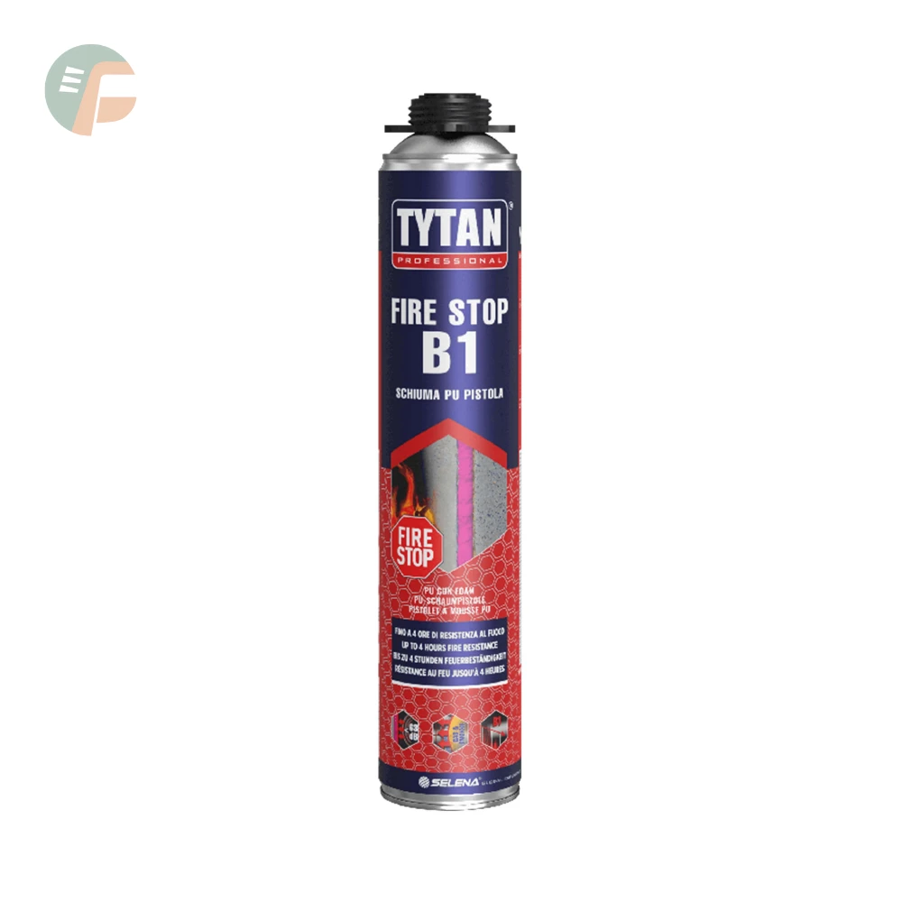 Schiuma poliuretanica B1 El 240 Certificata 750 ml rosa Tytan Professional