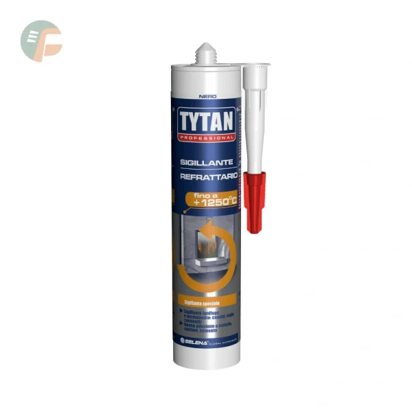 Silicone Sigillante Refrattario Alte Temperature 1250 gradi - Tytan Professional