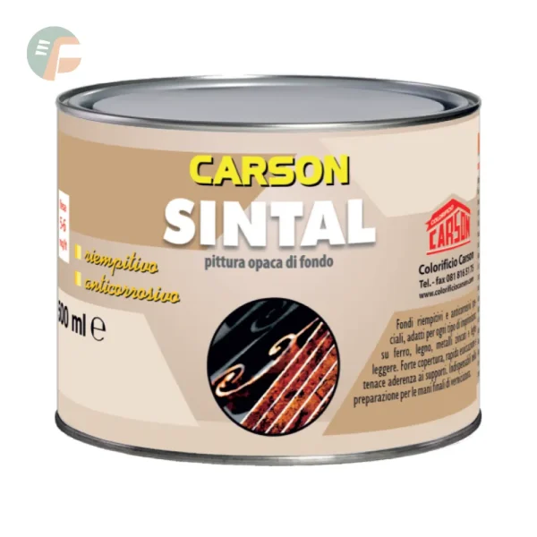 Sintal - Pittura di fondo opaca bianca - Carson