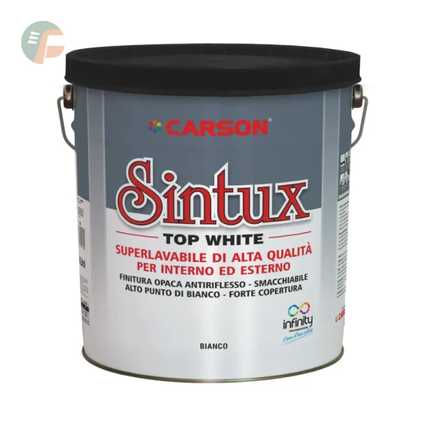 Sintux Top White - Superlavabile Opaco Antiriflesso - Carson