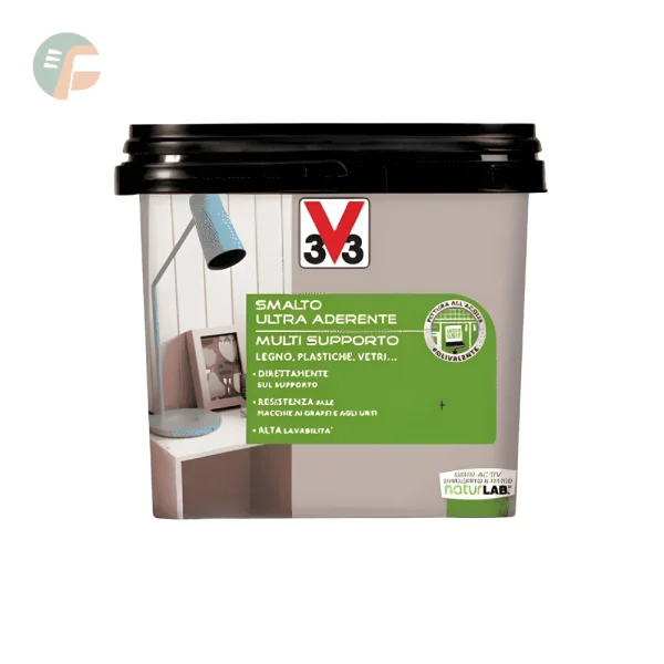 Smalto murale satinato all'acqua Ultra Aderente Multi supporto