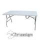 TAVOLO RETTANGOLARE IN HDPE CM.152X76X74H PIEGHEVOLE ferramentapro.com