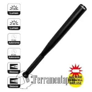 Torcia in Alluminio a Led Defender 130 lumen