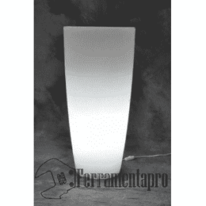 Vaso home light base rotonda. cm 40x90. colore bianco ghiaccio. ferramentapro.com