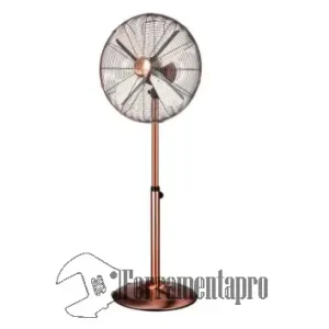 Ventilatore a Piantana in Metallo Rame 45