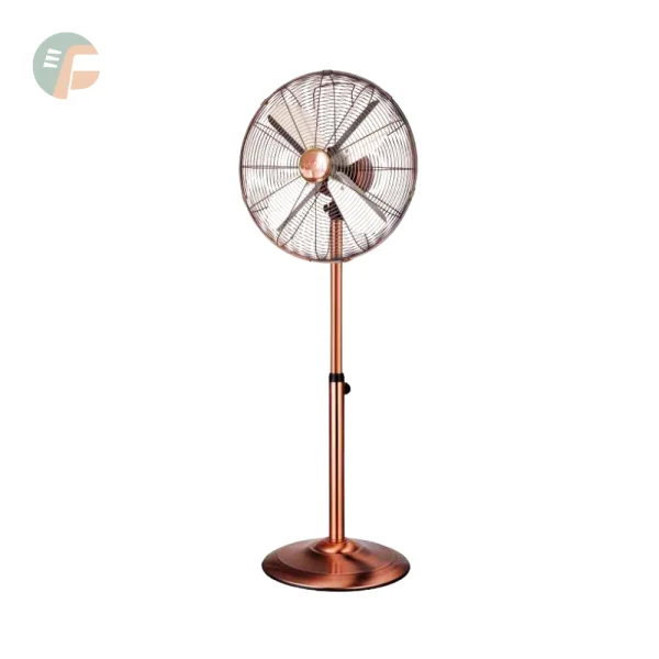 Ventilatore a Piantana in Metallo Rame 45