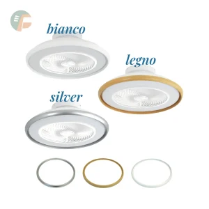 Ventilatore a soffitto con deflettore Atollo 3