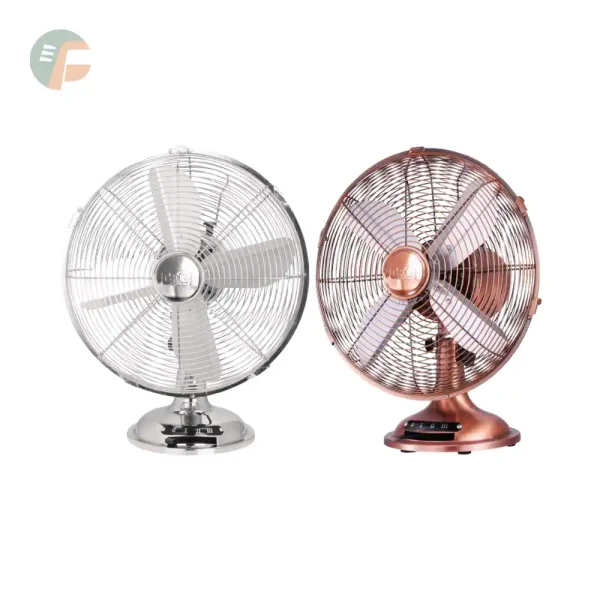Ventilatore da Tavolo Cromo - Rame