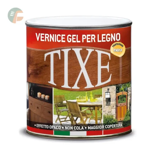 Vernice satinata gel per legno a solvente