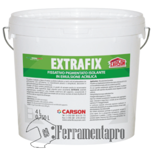 Extrafix - fissativo pigmentato isolante in microemulsione acrilica - Carson